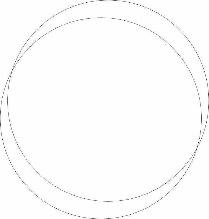 CorelDRAW Elipse branca duplicada bolha de sabão