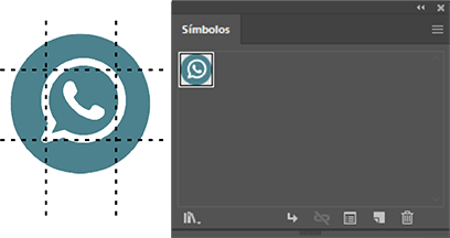 Illustrator 9 fatias amostra